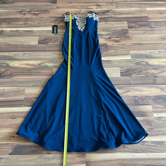 BNWT La Femme beaded gown - Picture 8 of 9